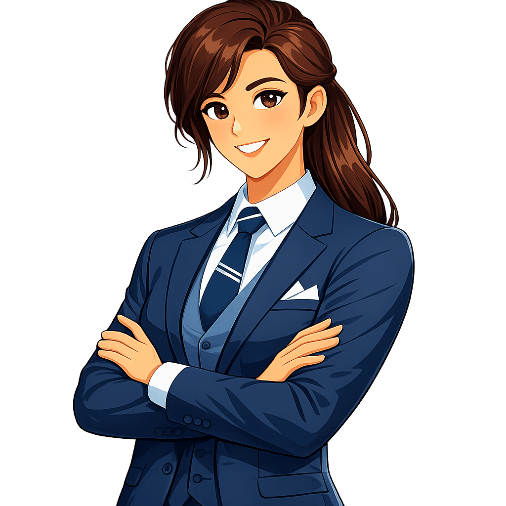 Ready to Lead? Professional businesswoman in suit